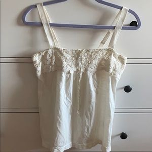Romantic Lace Cami with Front Tie